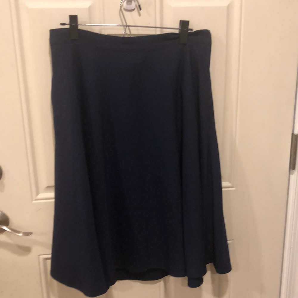 ModCloth sway this way skirt in navy blue